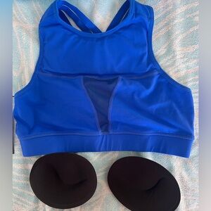 The Chestee “The Tiffany” Sports Bra Size 8 Royal Blue
